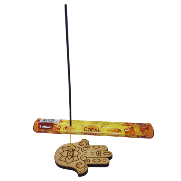 Sacred Hamsa Hand Incense Holder