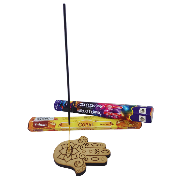 Sacred Hamsa Hand Incense Holder