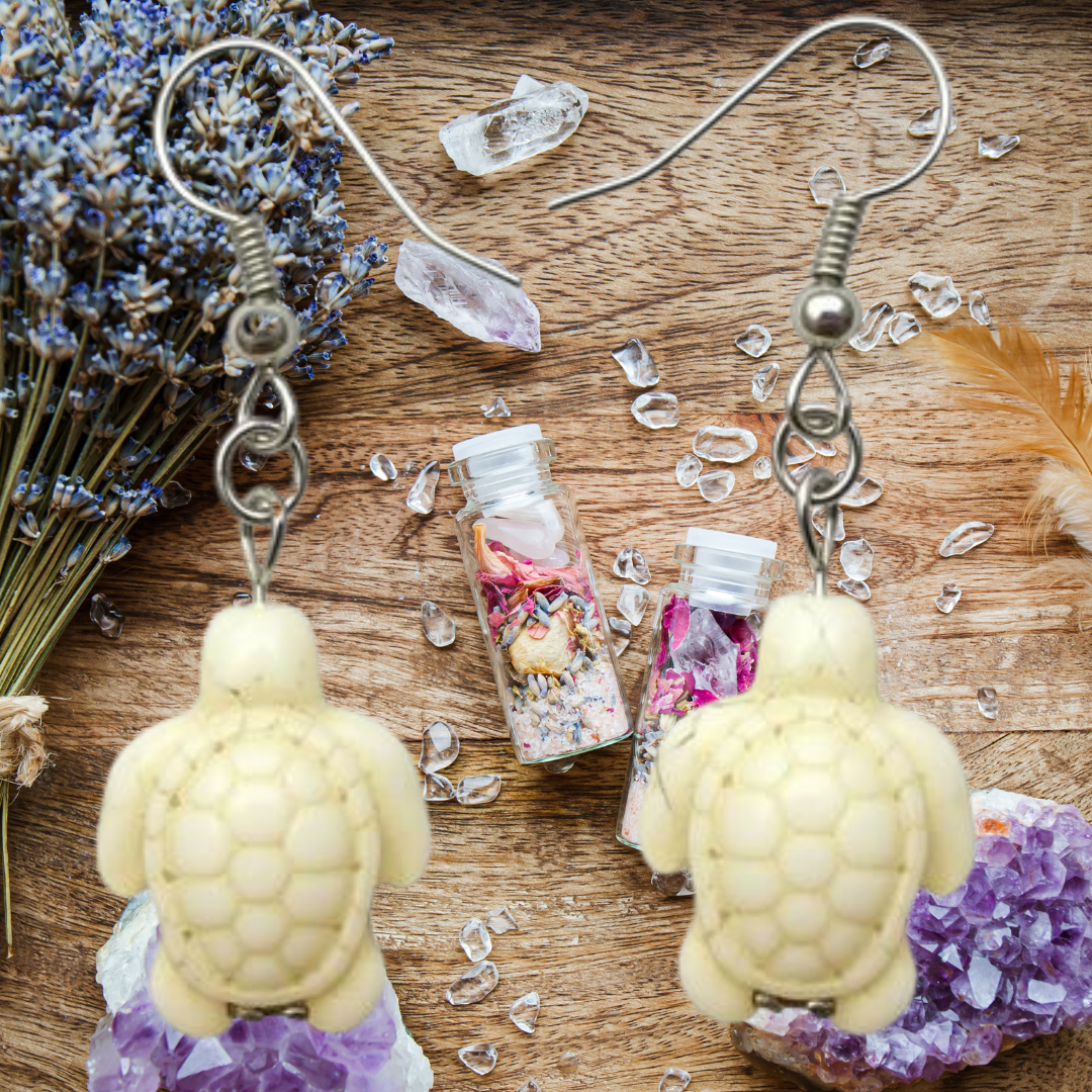 Sacred Journey Turtle Earrings