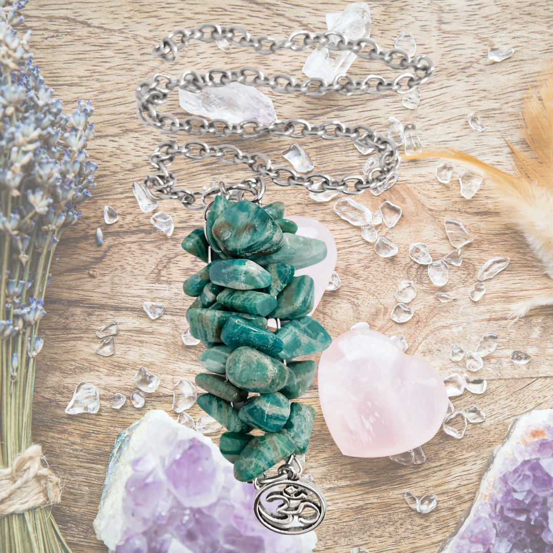 Sacred Tide Amazonite Divination Pendulum