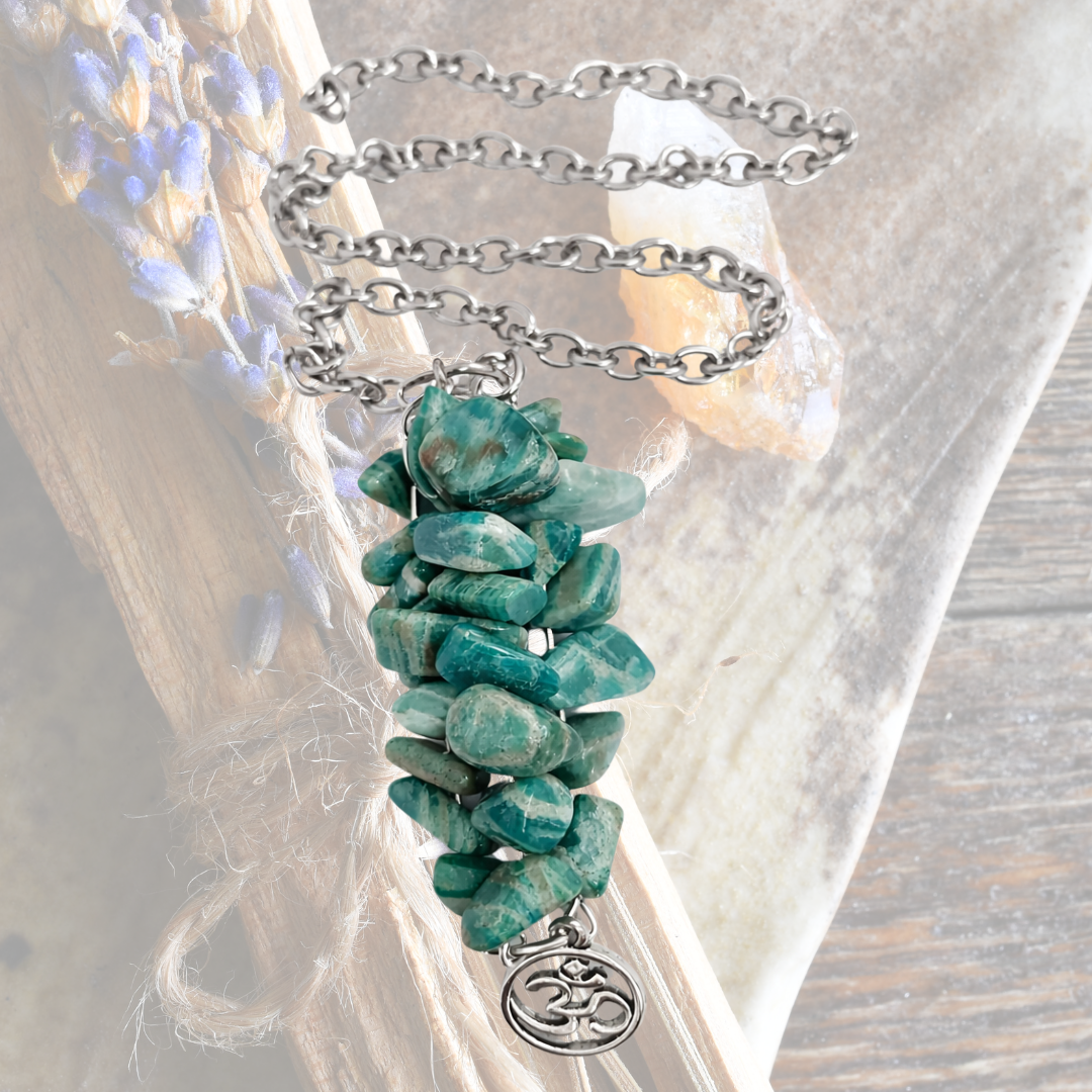 Sacred Tide Amazonite Divination Pendulum