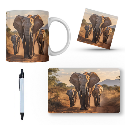 Safari Elephant Gift Set