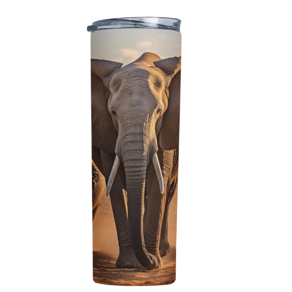 Safari Elephant 20 Oz Tumbler