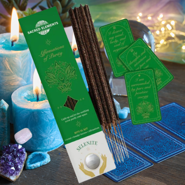 Selenite Smudge & Incense Kit