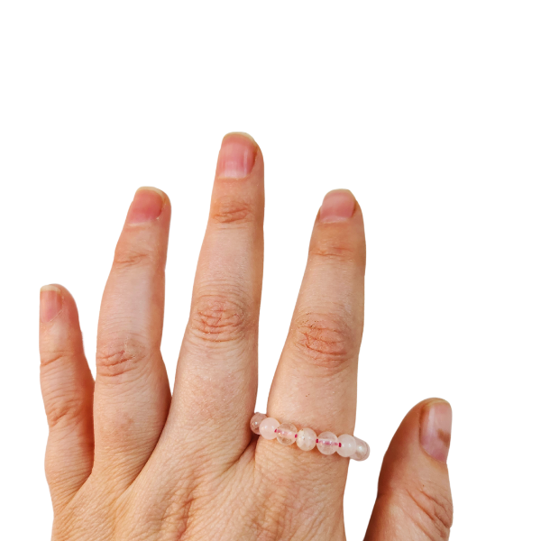 Serene Love Rose Quartz Ring