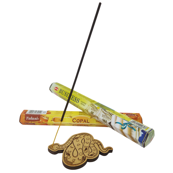 Serpent's Wisdom Incense Holder