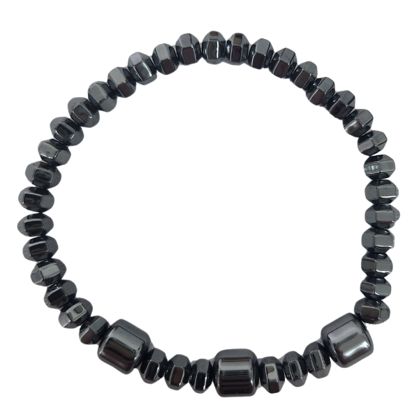 Shadowlight Harmony Hematite Stack Bracelet