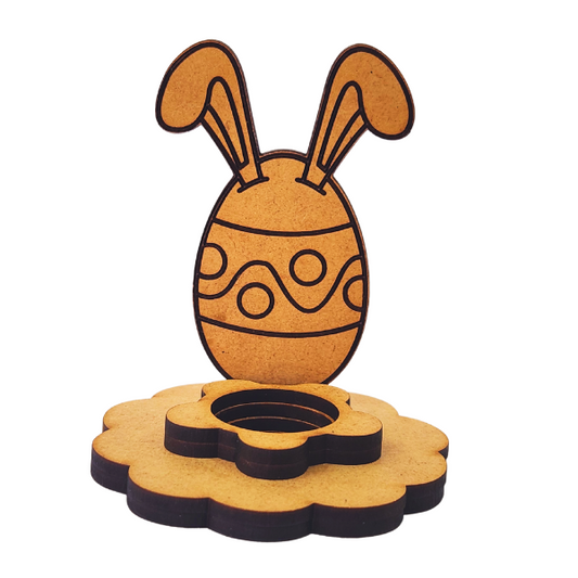 Single Easter Egg Holder - Egg Bunny Ears