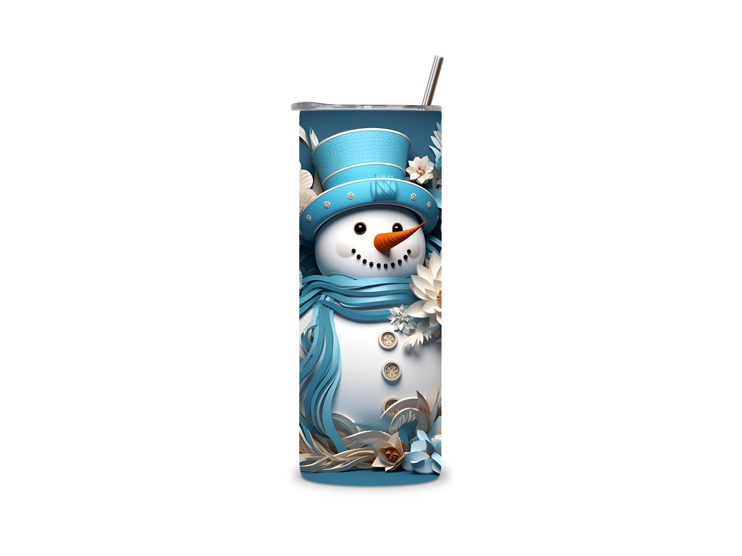 Winter Snowman 20 oz Tumbler