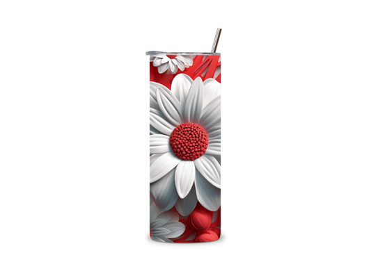 Beautiful Flower 20 oz Tumbler