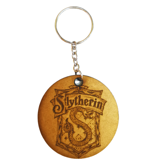 Slytherin House Themed Keyring