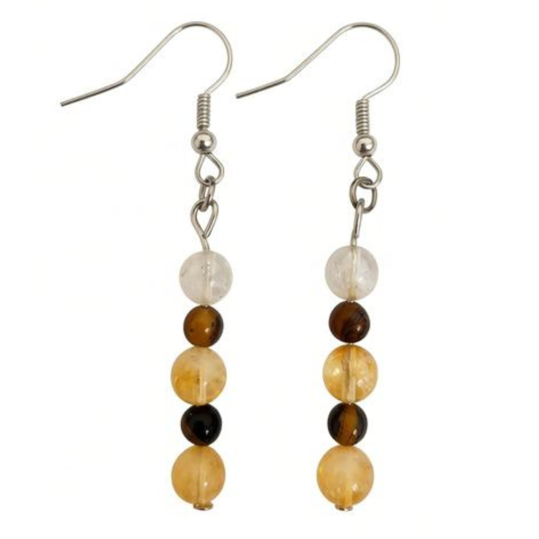 Solar Confidence Dangle Earrings