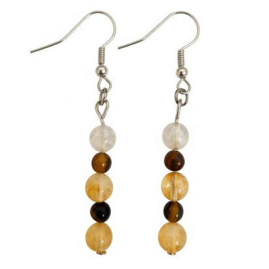 Solar Confidence Dangle Earrings