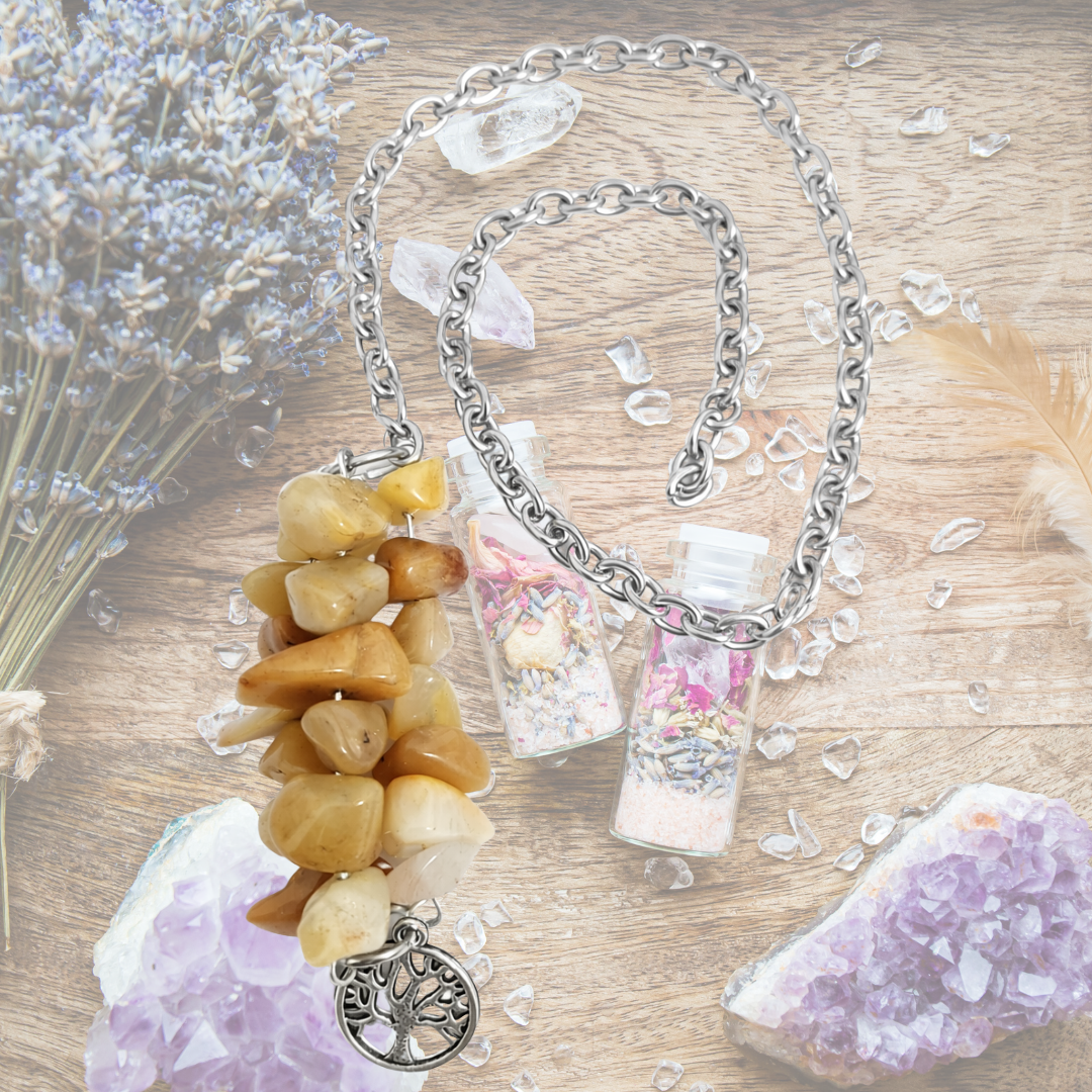 Solar Oracle Yellow Aventurine Divination Pendulum