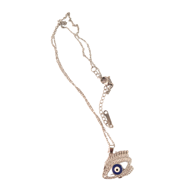 Sparkling Evil Eye Nazar Necklace: Ward Off Negativity with Elegance