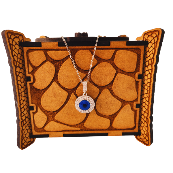 Sparkling Nazar Evil Eye Necklace