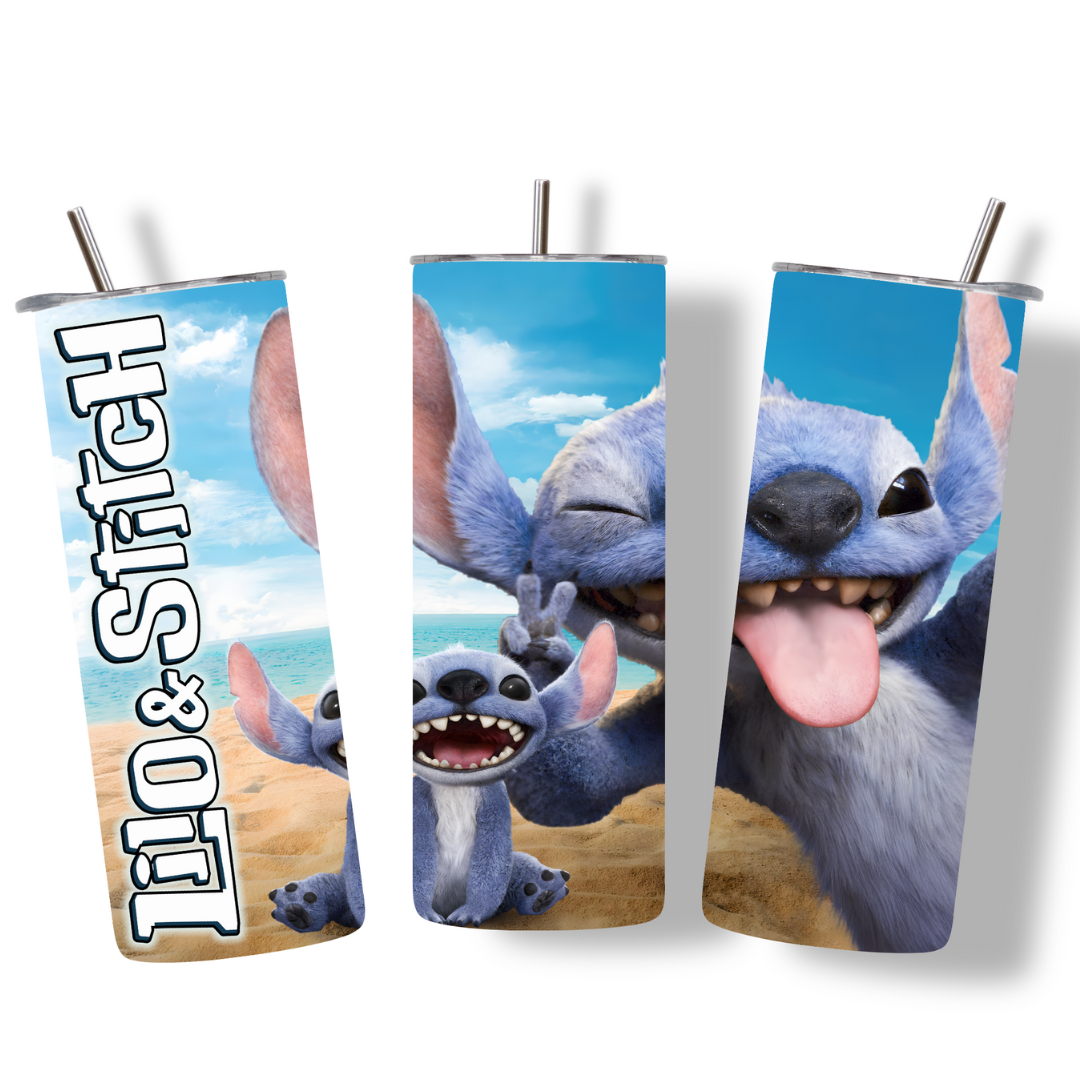 Stitch Themed Tumbler Live Action Edition