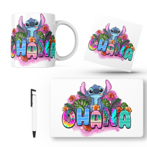 Stitch Ohana Themed Gift Set