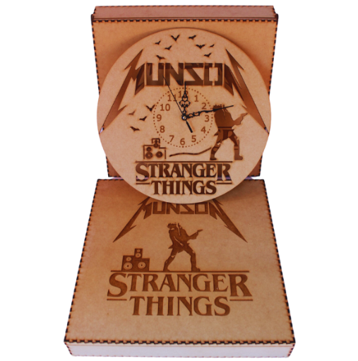 Stranger Things Eddie Munson Themed Wall Clock