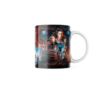 Stranger Things Themed Printed Coffee Cup