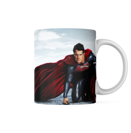 Superman Themed Printed Coffee Cup