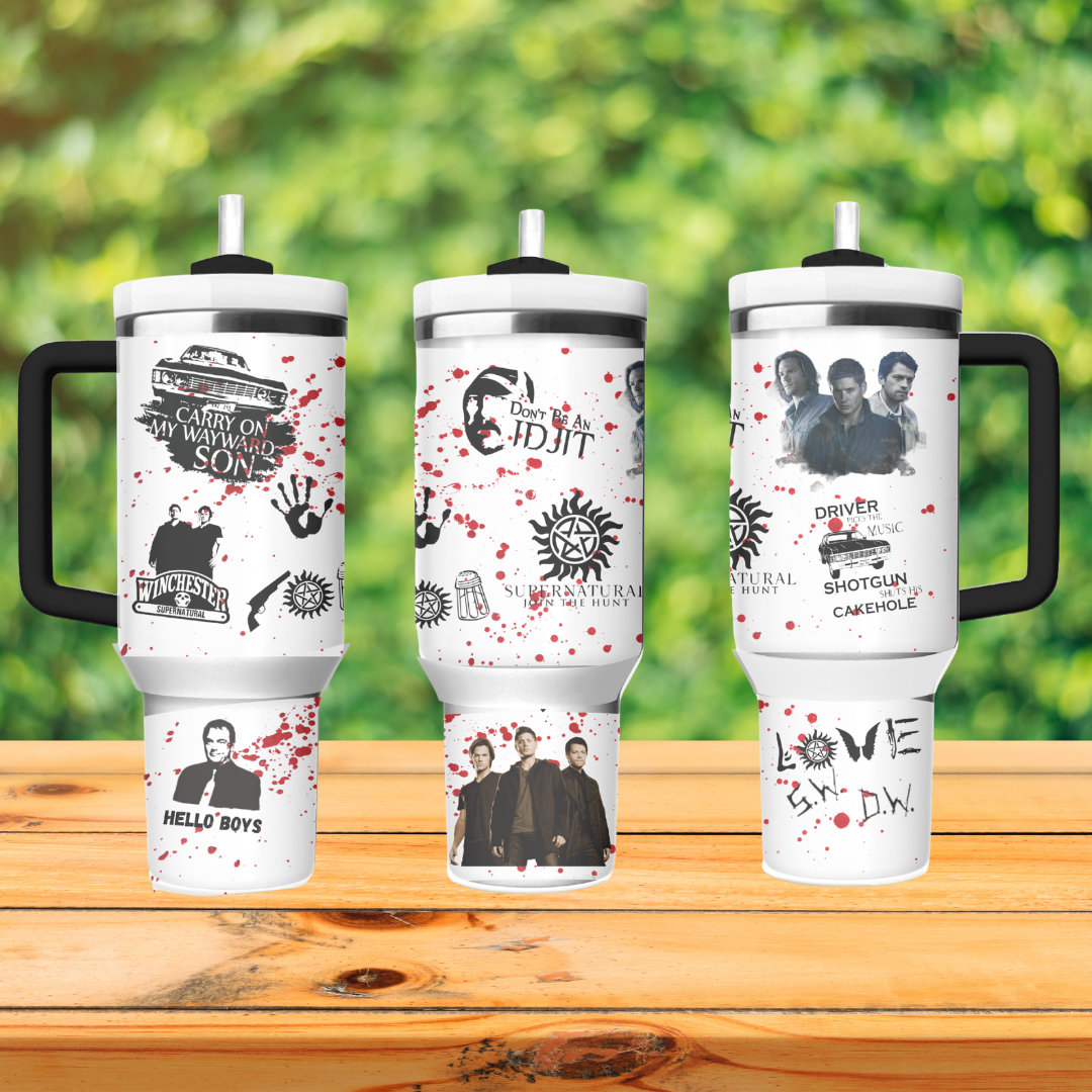 Supernatural Inspired 40oz Quencher Tumbler