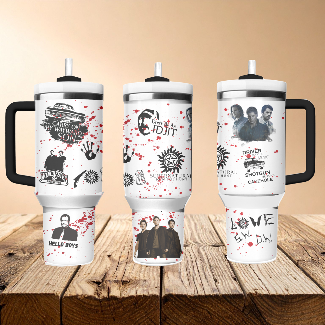 Supernatural Inspired 40oz Quencher Tumbler