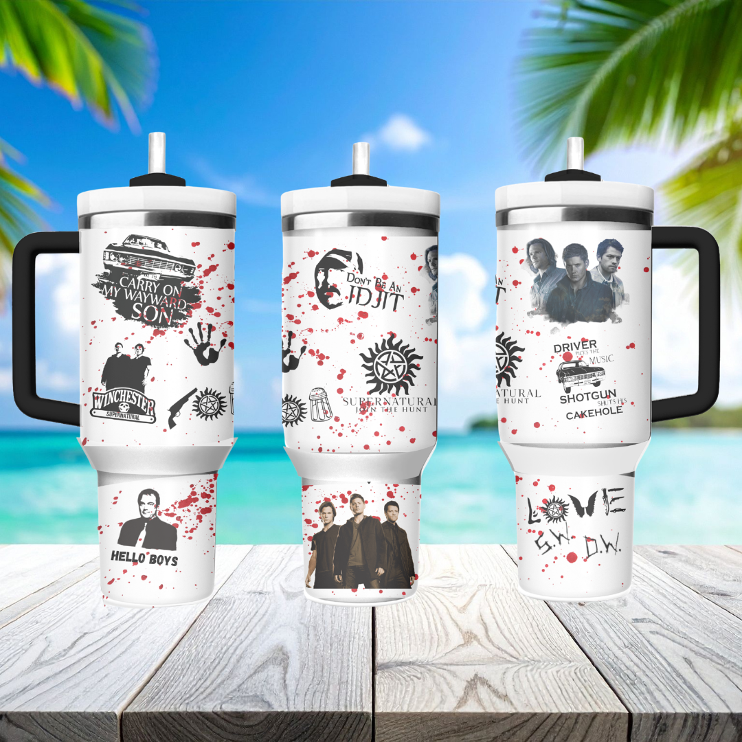 Supernatural Inspired 40oz Quencher Tumbler