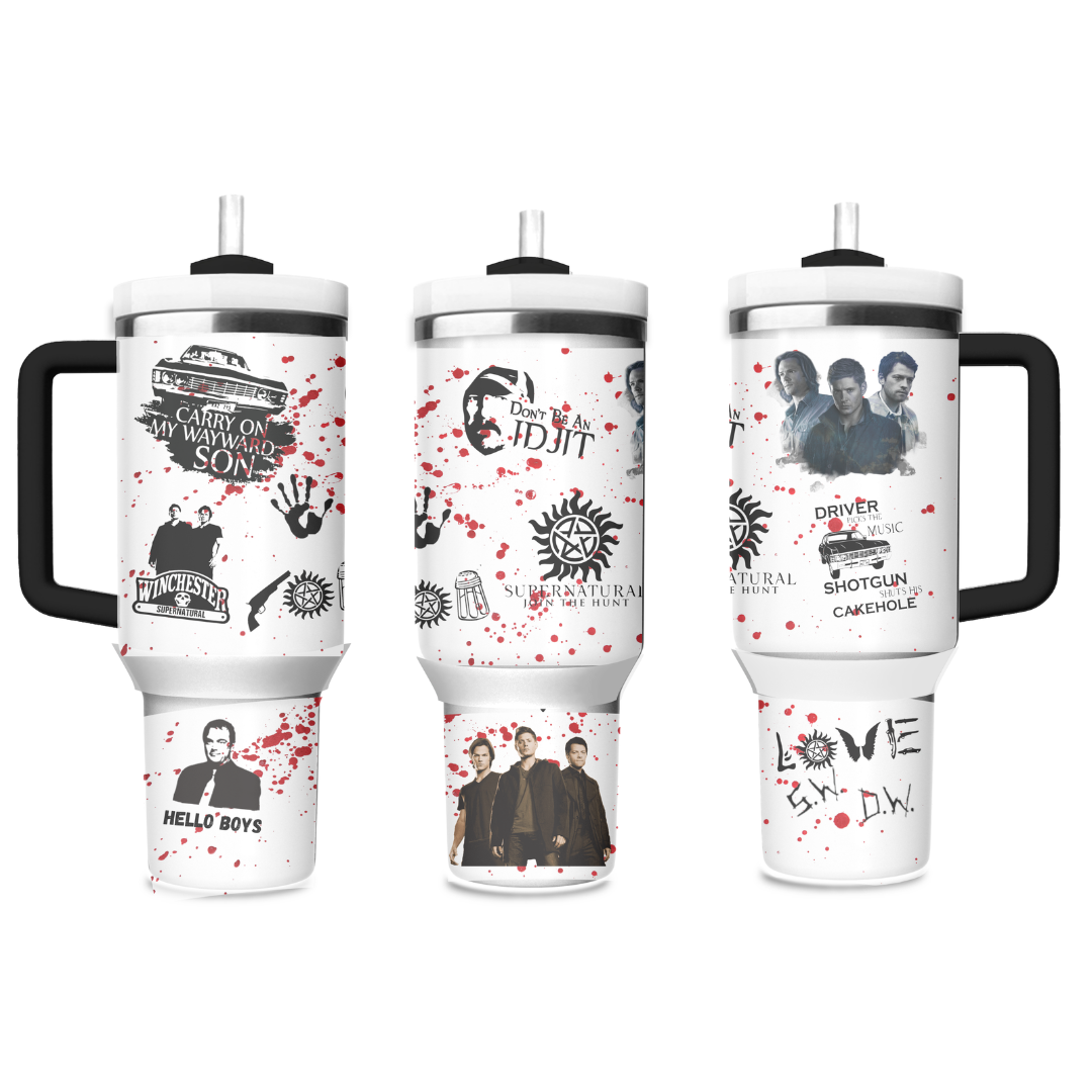 Supernatural Inspired 40oz Quencher Tumbler