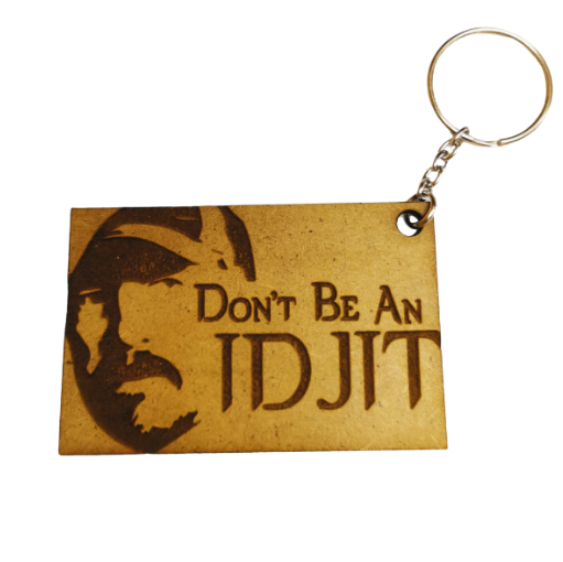 Supernatural Idjit Themed Keyring