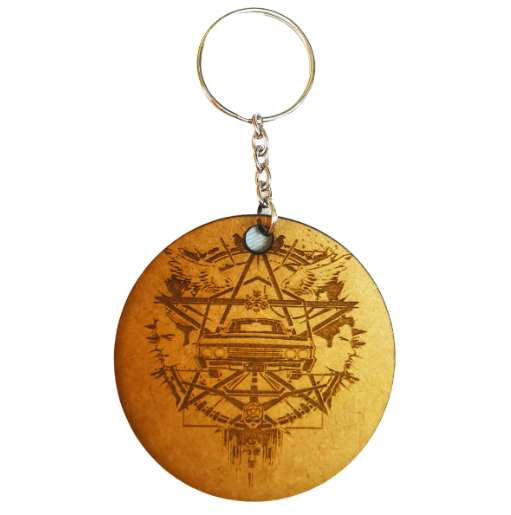 Supernatural Logo Themed Keyring