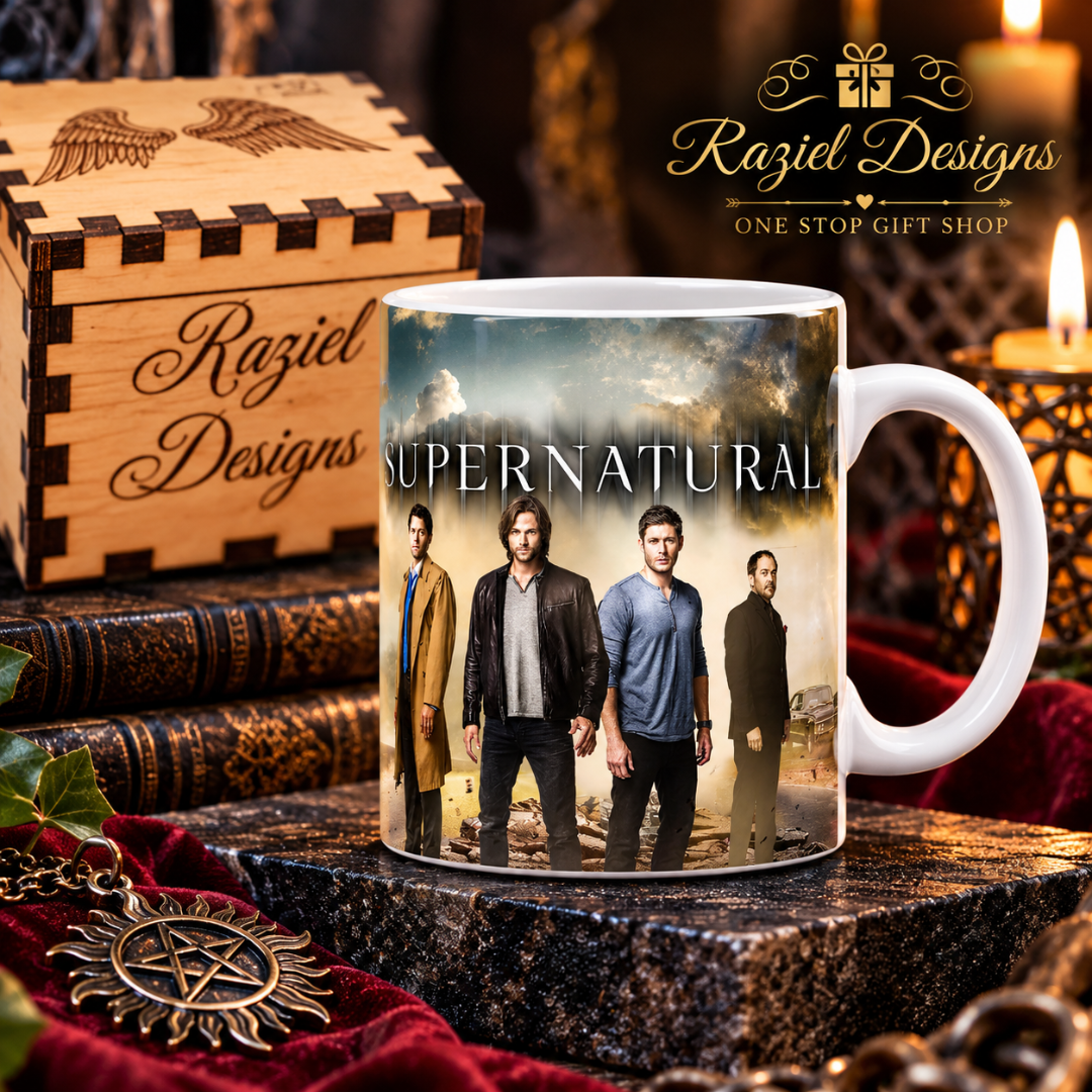 Supernatural Themed Coffee Cup