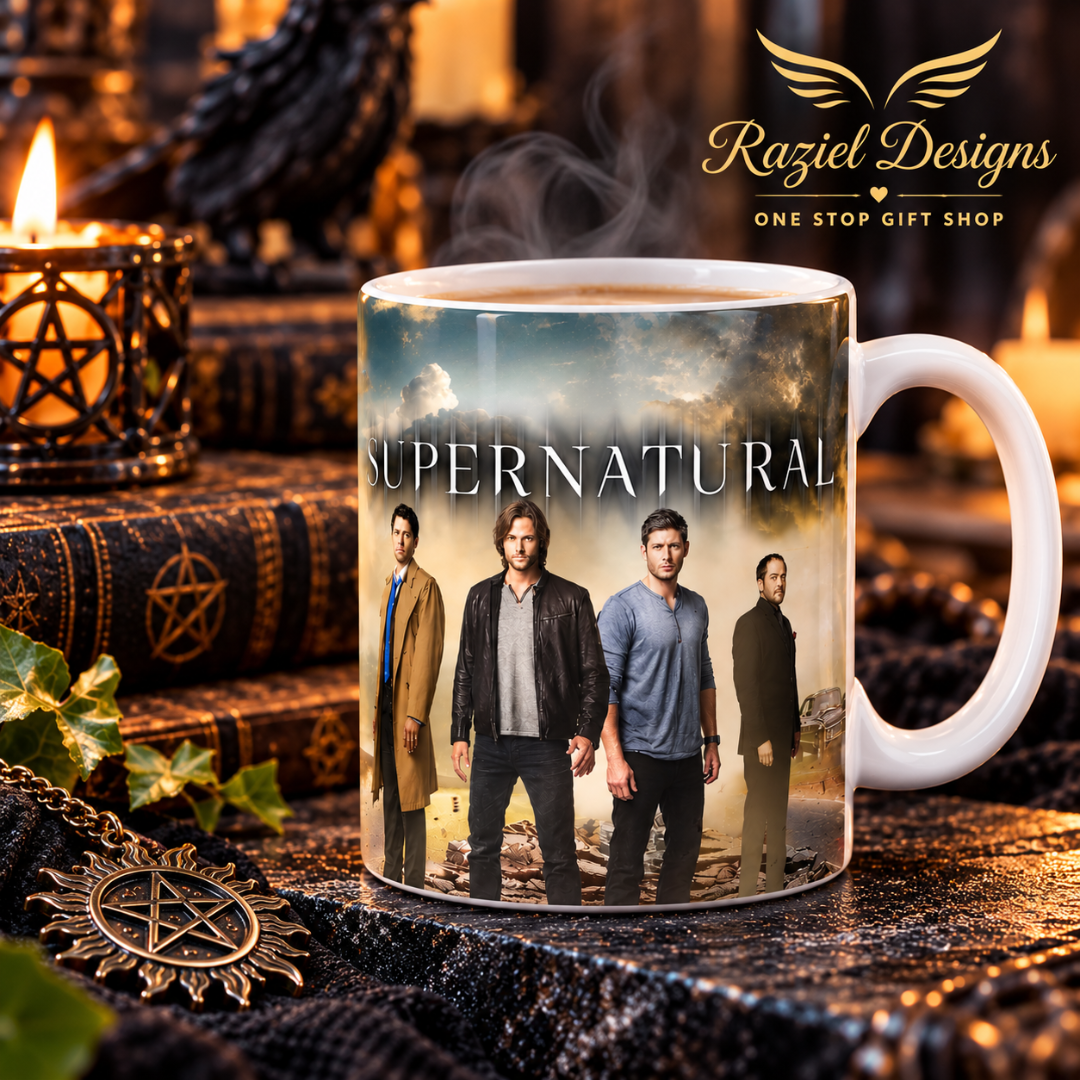 Supernatural Themed Coffee Cup