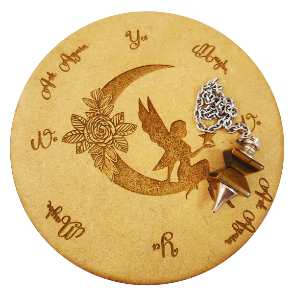 Swinging Moon Fairy Pendulum Board