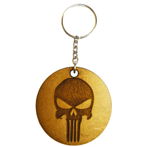 The Punisher Logo Themed Keyring