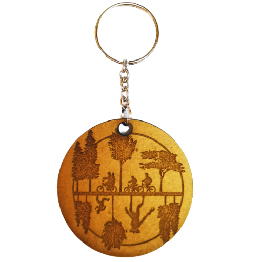 The Upside Down Themed Keyring