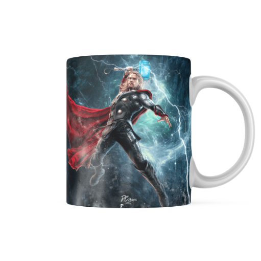 Thor Themed Printed Coffee Cup