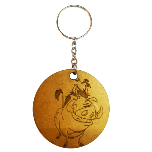 Timon and Pumba Themed Keyring