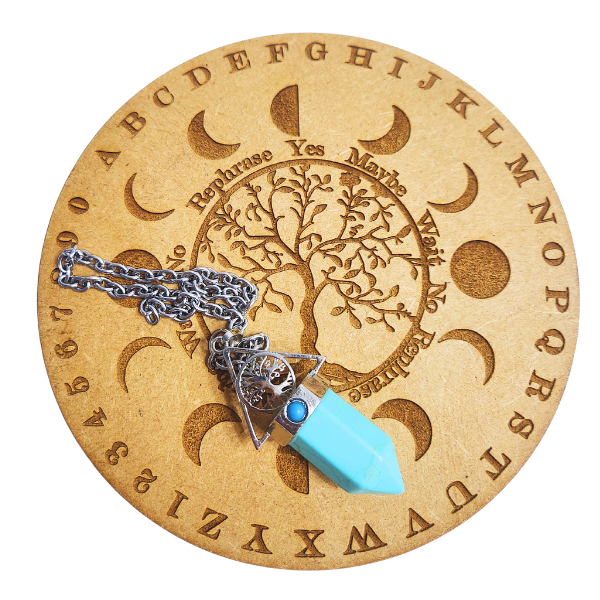 Tree of Life Moon Phase Pendulum Board