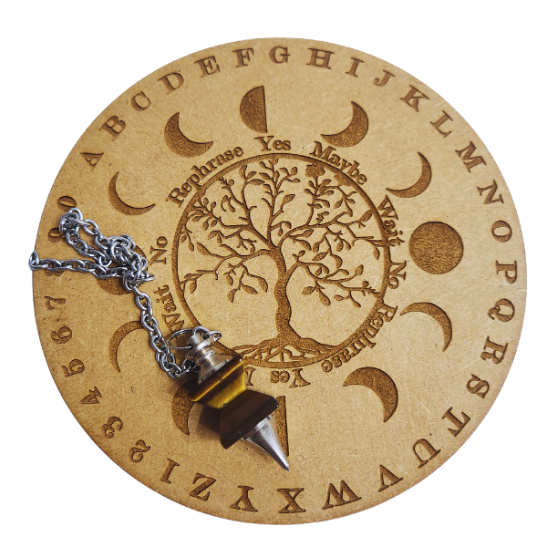 Tree of Life Moon Phase Pendulum Board