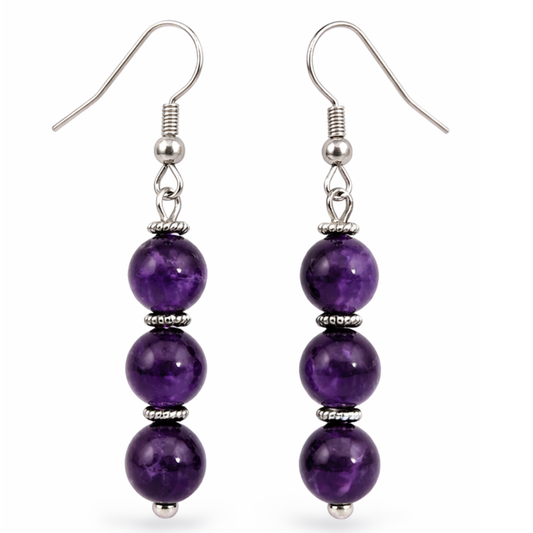 Trinity of Protection Dangle Earrings