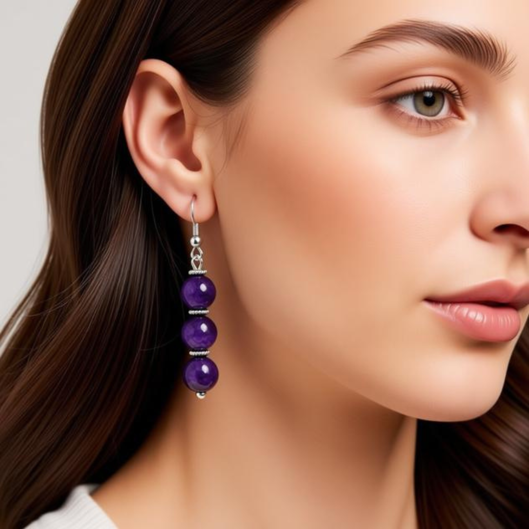 Trinity of Protection Dangle Earrings