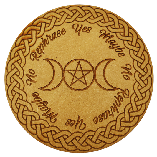 Triple Moon Pentacle Pendulum Board