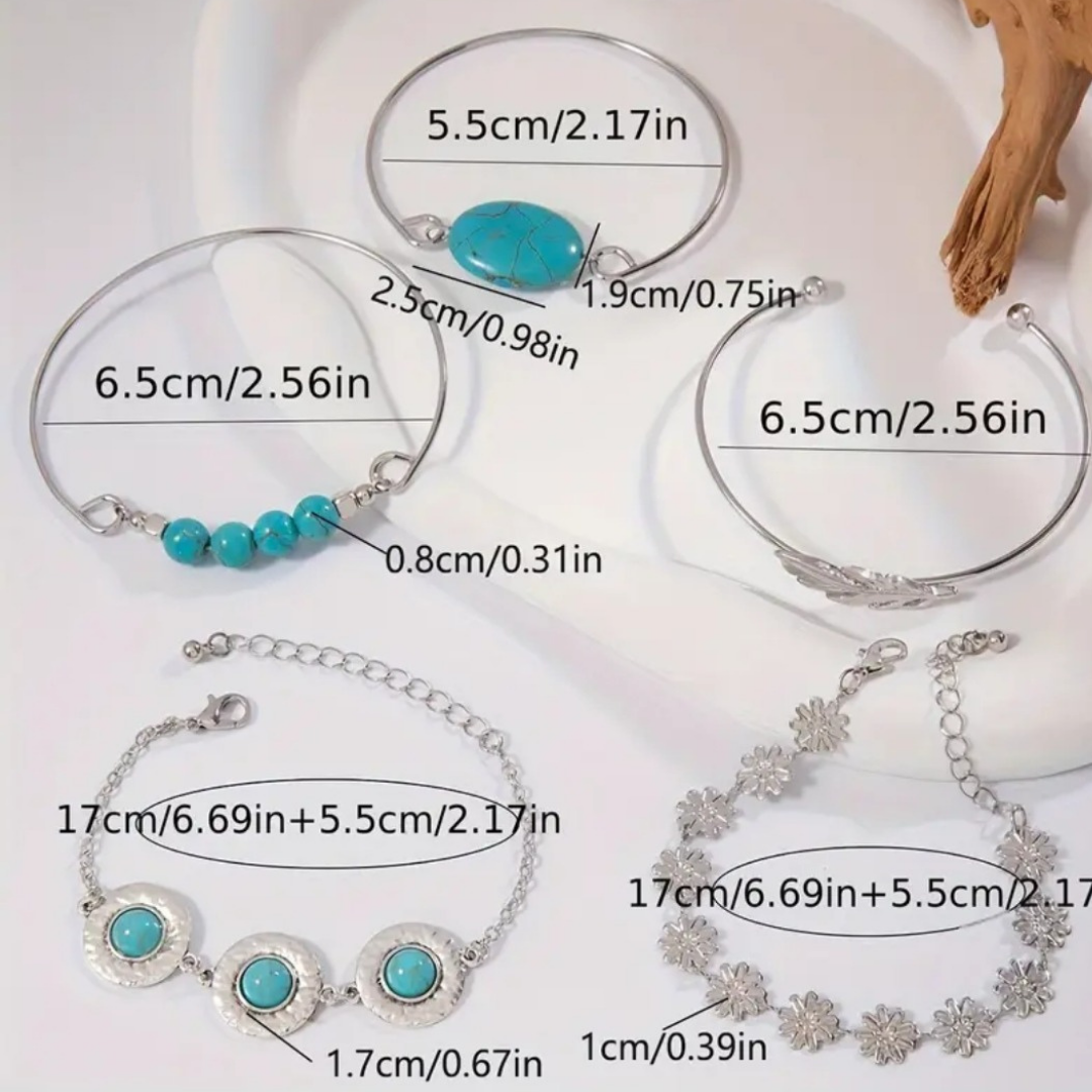Turquoise Harmony Bracelet Set