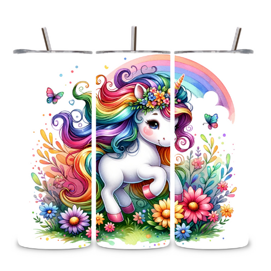 Unicorn Garden Bliss Tumbler