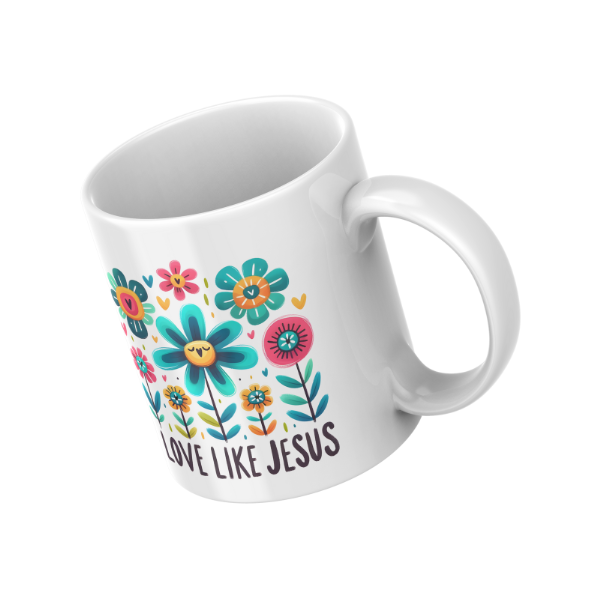 Love Like Jesus Coffee Cup and Coaster Set