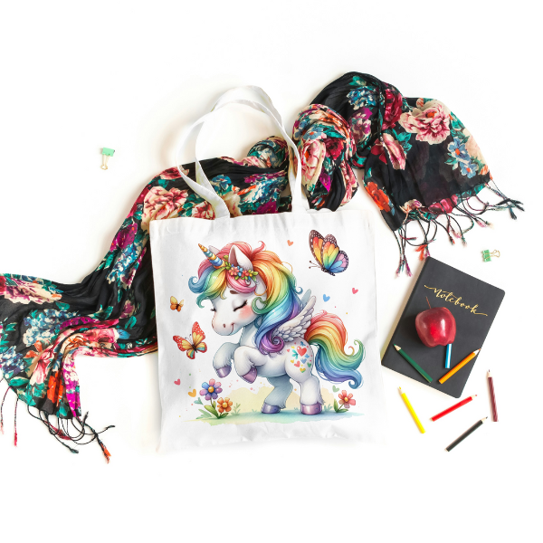 Cute Unicorn Shopping Bag