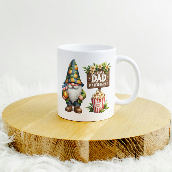 Gnome Best Dad In a Leading Role Coffee Cup