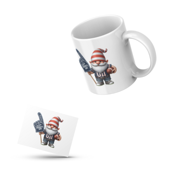 Gnome Happy Father'sday Coffee Cup and Coaster Set