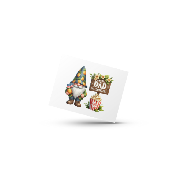 Gnome Best Dad In a Leading Role Coffee Cup and Coaster Set